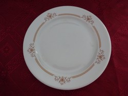 Lowland porcelain cake plate with brown motif, diameter 19.5 cm. He has!