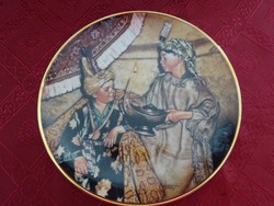 English porcelain decorative plate, marked: ha4103. Footage from Silly Sultans. He has!