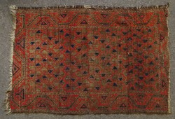 1B040 Antik kaukázusi kézi szövésű szőnyeg XIX. század 94 x 137 cm