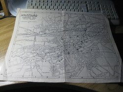 Kolozsvár Szabad Királyi  város átnézeti  térképe ,1941.évi  .Mérete  42 x 32 cm