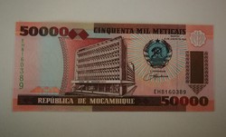 Mozambik 50000 Meticais UNC 1993