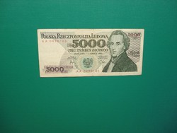 Lengyelország 5000 zloty 1982 