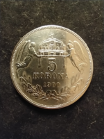 5 Korona ezüst 1900 K.B.