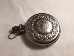 Extrém ritka FARINA fém utazó parfüm flakon IMF - Josef Maria Farina  Art Nouveau - 1920 év