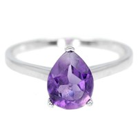 57 And genuine amethyst 925 silver rings