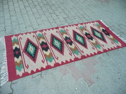 Antique kilim carpet in good condition, size 200*85 cm, circa 1930-40
