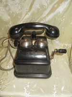 antik  LB 37 MÁV vasutas tekerős telefon