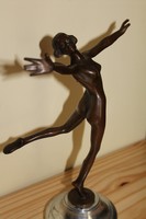 Art-deco dancer made of bronze