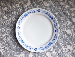 Alföldi retro porcelán tányér kék magyaros dekorral - UNISET-212 lapostányér Ambrus Éva terve