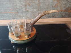 Antler handle pálinka distiller