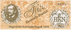 Hegyvidéki Kultúrális Napok 1992 - 10 Kossuth Bankó