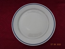 Zsolnay porcelain blue striped flat plate. He has!
