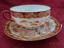 Japanese porcelain coffee cup + placemat. Washer diameter 13 cm. He has!