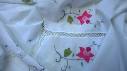 Beautiful large tablecloth with lots of handicrafts