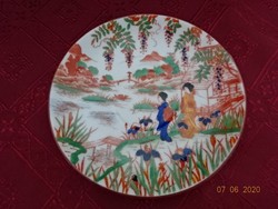 Japanese porcelain teacup coaster, diameter 14.5 cm. He has!