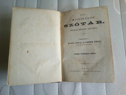 Bartl Antal magyar-latin szótár 1865