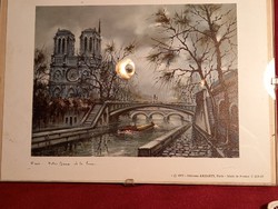 153 Parizs Notre Dame nyomat  1972 Edition Krisarts Paris 