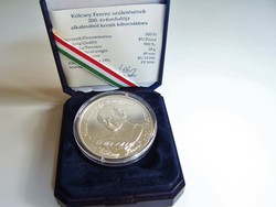 Kölcsey Ferenc születésének 200. évfordulója .900 ezüst 500 Forint 1990 PP BU