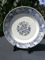 Elegant French Jena bowl with antique pattern and effect. Fruity roast, pastry !! Festive, as a gift!
