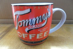 Gyűjtői Tommy's brand coffe csésze