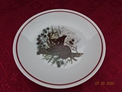 Hollóháza porcelain wall decorative plate, diameter 15 cm. He has!