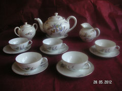 Porcelain tea set, Munich - Schwaben, in nice subdued colors