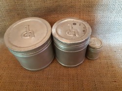 Chinoin aluminium gyógyszeres doboz 3 db 