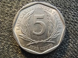 Kelet-karibi Államok Szervezete II. Erzsébet 5 cent 2010 (id25181)
