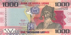 Sierra Leone  1000 leones 2016 UNC