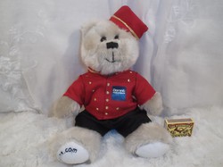 Dorint hotel - new - 30 cm - teddy bear - Londoner bear - German - quality plush - large - 30 x 20 cm