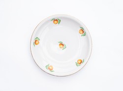 Alföldi gyümölcsös desszertes tányér - retro porcelán kistányér pótlásnak - barack alma minta