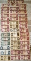 Régi papír pénzek 