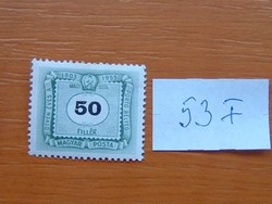 MAGYAR POSTA 50 FILLÉR 1953 A magyar postai bélyegek 50. évfordulója 53F