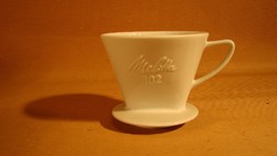 Régi Melitta 102 porcelán kávéfilter  3 lyukú