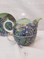 1 szemèlyes porcelàn teàs szett.Vincent Van Gogh- Iris