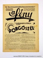 1932 11 30  /  Forgószél. Molnár György regénye  /  A FÉNY  /  Szs.:  12559
