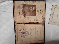 1922-es katonakönyv+ emléklap