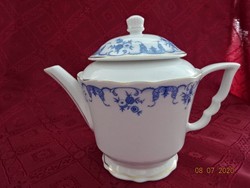 Zsolnay porcelain, antique, shield seal, elf-eared teapot, with blue pattern. He has!