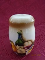 German porcelain salt shaker, never used. Its height is 7 cm. He has!