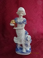 Porcelain figure, the water-carrying girl, height 23 cm. He has!