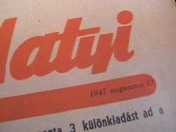 Ludas Matyi   1947,aug. 13,. jó állapot