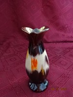 German porcelain vase, brown, height 15 cm. He has!