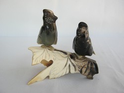 Kézműves szaru madár pár