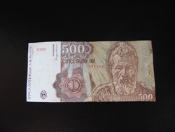 500 lei 1991 Románia  01