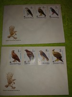 Védett ragadozó madarak boriték bélyeg