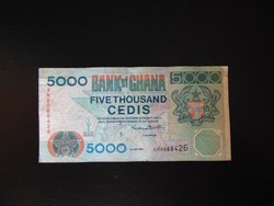 5000 cedis 1998 Ghana  01