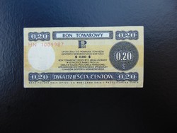 ​0.2 dollár BON 1979 Lengyelország  01