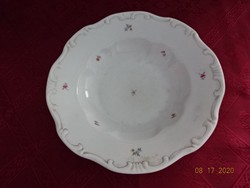 Zsolnay porcelain feathered deep plate, used. He has!