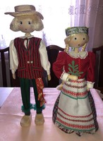 Lithuanian folk costume dolls
