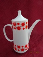 Alföldi porcelain, coffee pourer with sunburst pattern, height 21 cm. He has!
